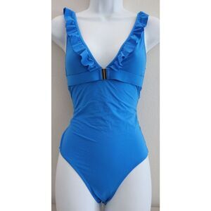 Marie Jo 1002334 Women's Sz 17 Blue Cina Aurelie One Piece Swimsuit